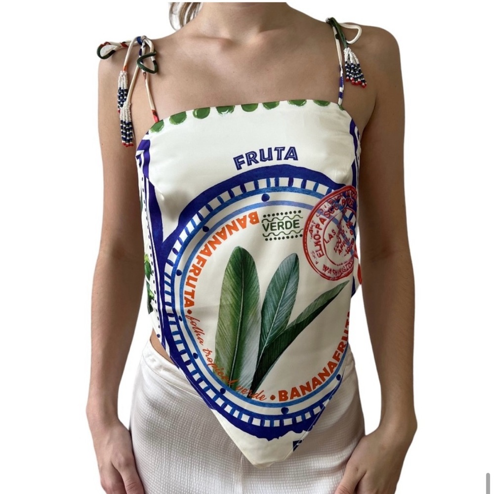 Rachel Zoe Multicolor Printed Tank Top